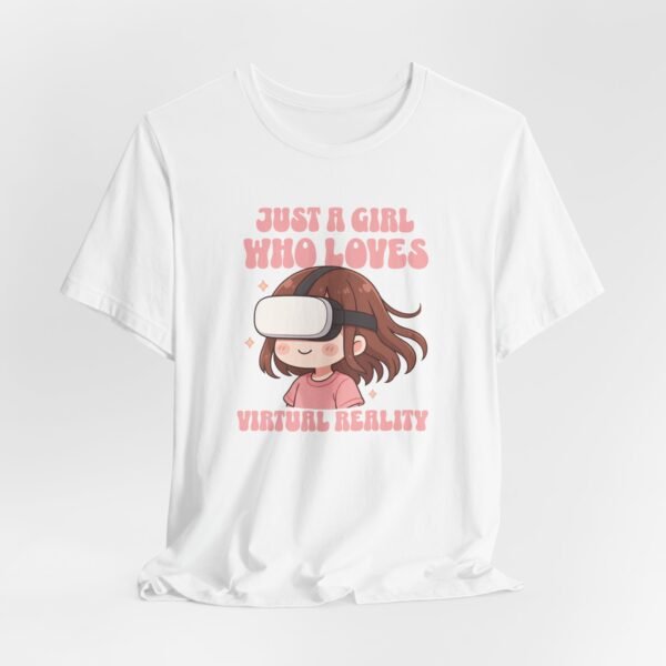 Just a Kawaii Girl Who Loves Virtual Reality Tee | Unisex Gamer Shirt, VR Enthusiast Gift, Cute Apparel, Gaming Fashion, Tech Lover's Top