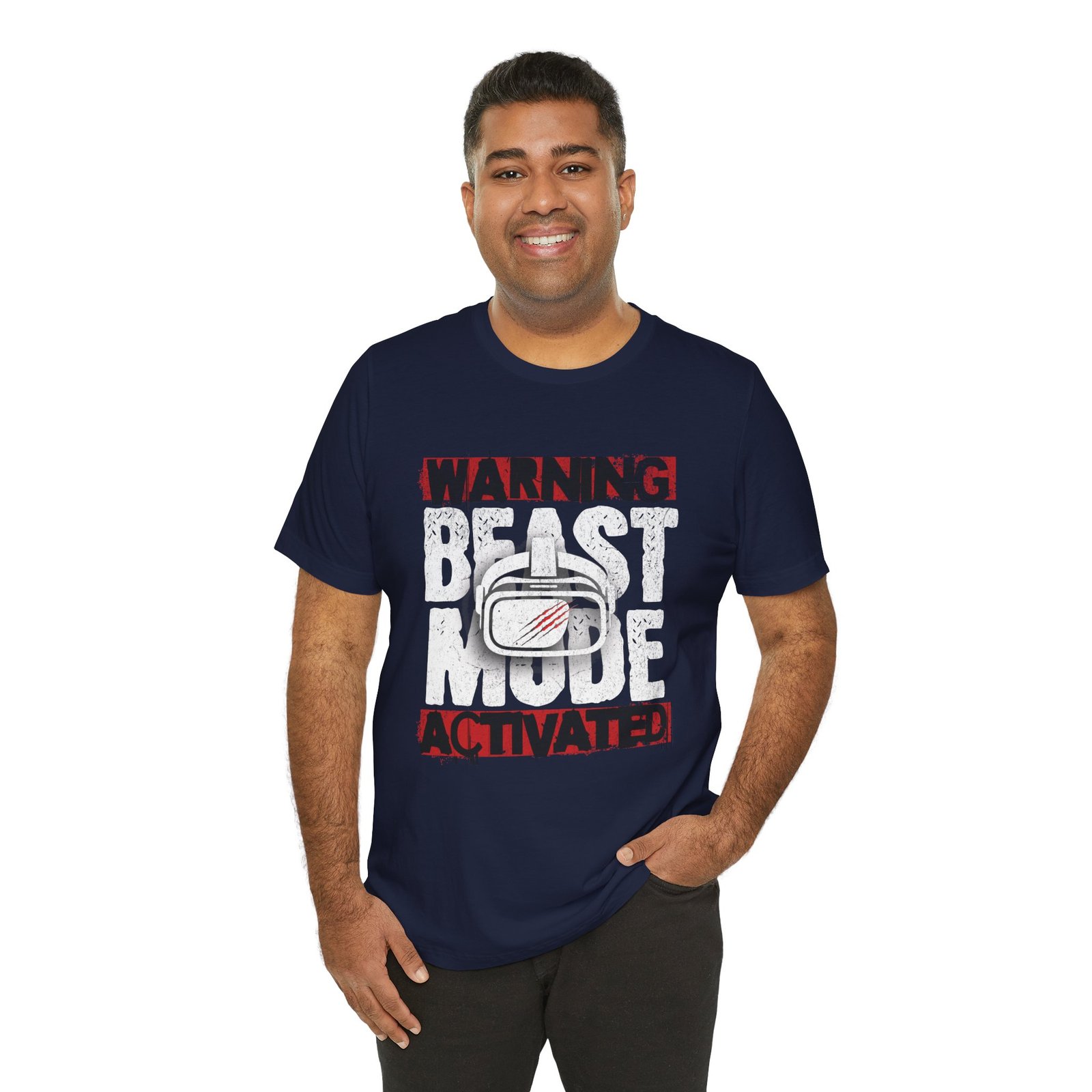 VR Beast Mode Unisex Tee, Virtual Reality T-Shirt, Gamer Apparel - Image 11