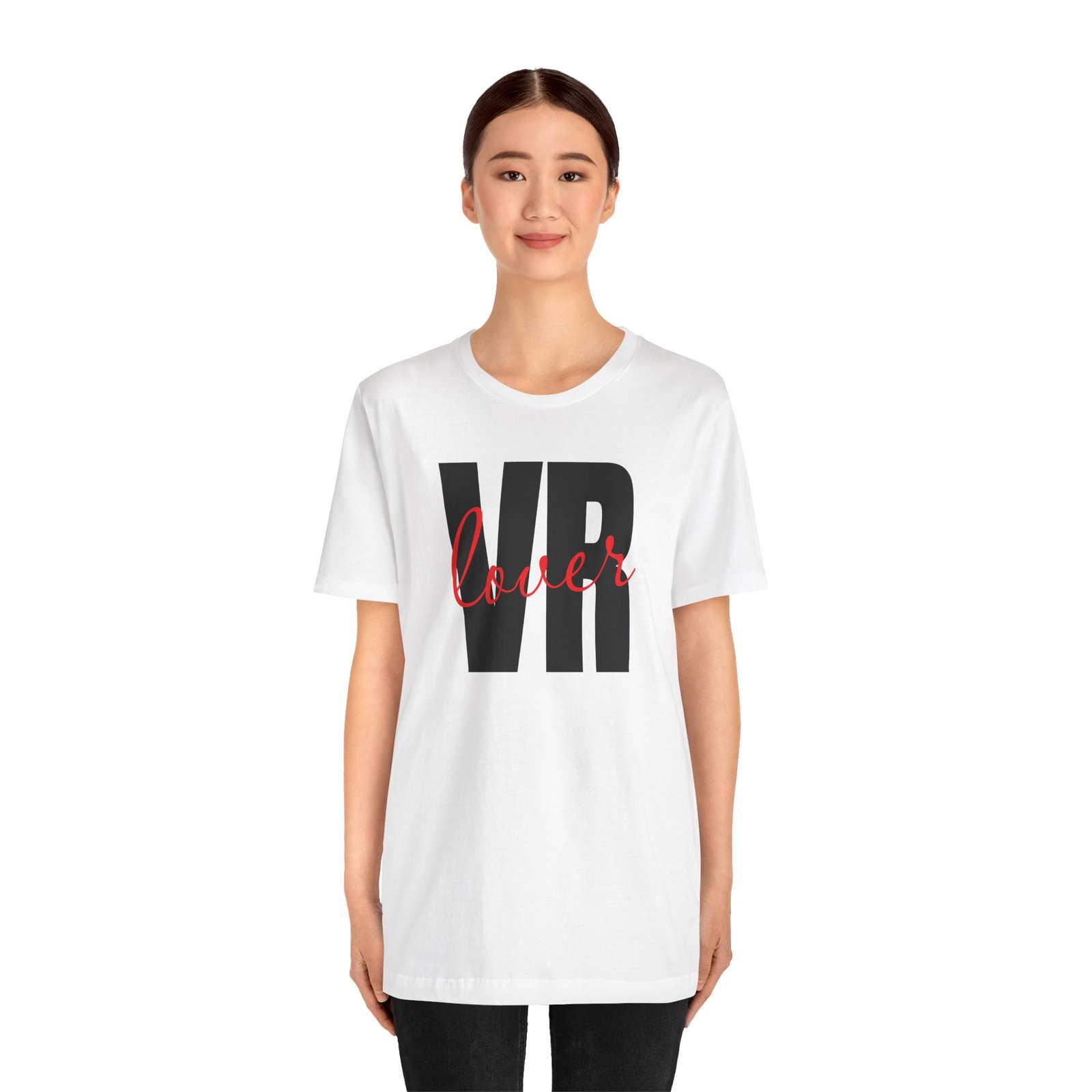 VR Lover Unisex Tee, Casual Gamer Shirt, Gift for Virtual Reality Lovers, Tech Apparel - Image 2