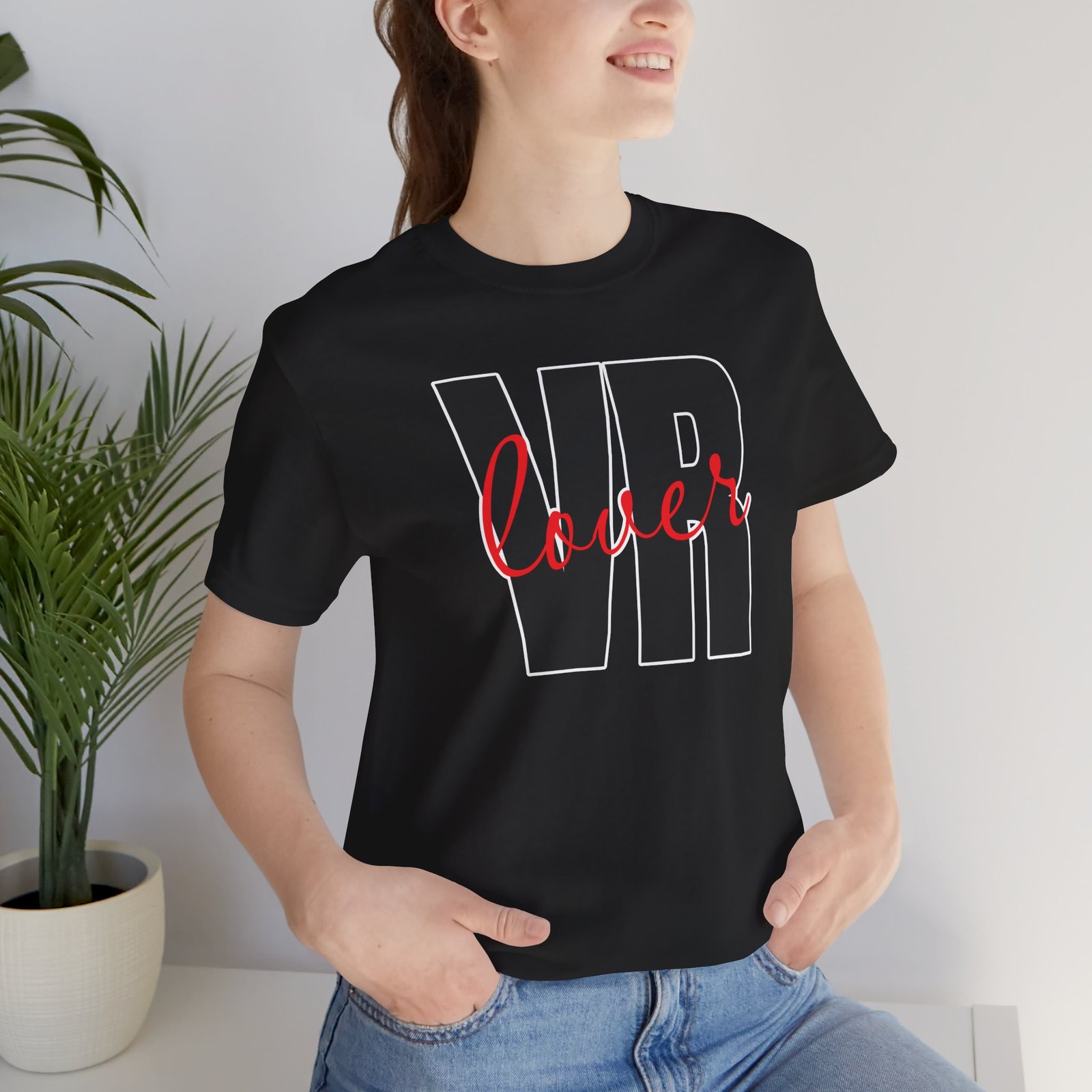 VR Lover Unisex Tee, Casual Gamer Shirt, Gift for Virtual Reality Lovers, Tech Apparel - Image 13