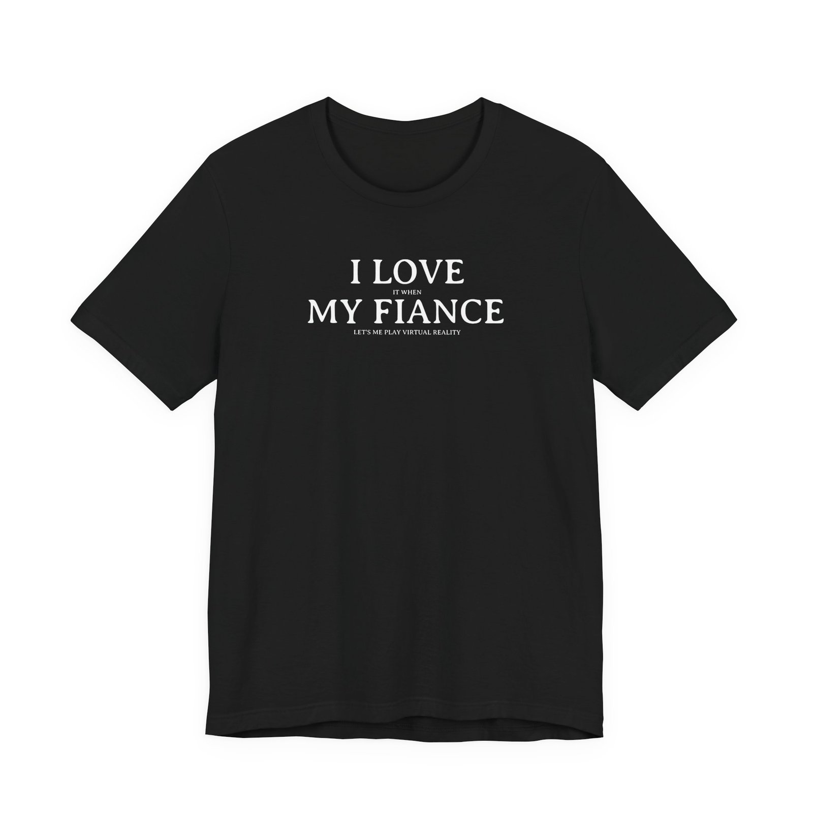 I Love My Fiance Unisex Short Sleeve Tee, Cute Couples Gift, Anniversary Shirt, Everyday Wear, Relationship Tee - Image 6