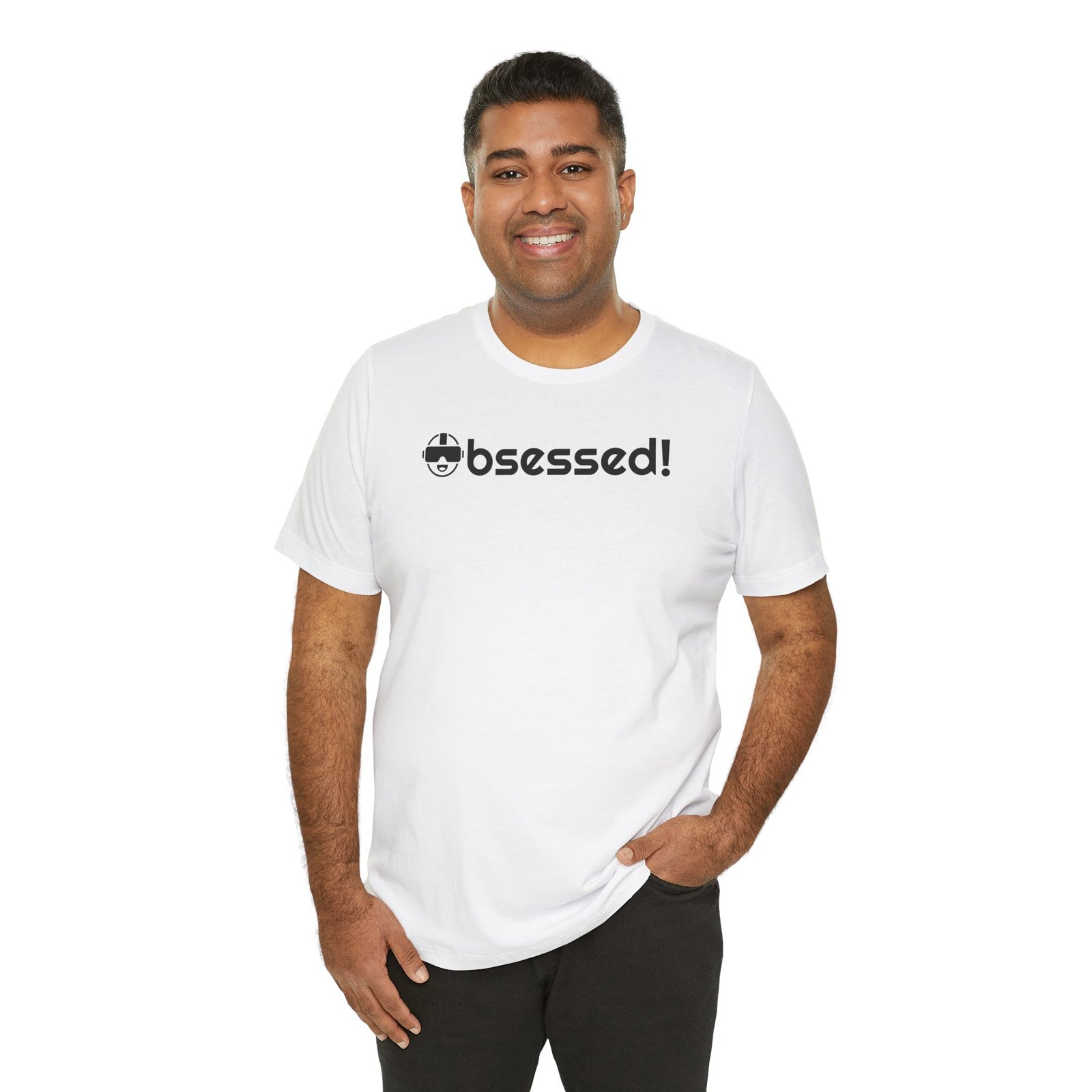 VR Obsessed Unisex Tee – Funny VR Shirt, VR Gamer Gift, Virtual Reality Apparel, Tech Enthusiast Gift, VR Fan Merchandise - Image 3
