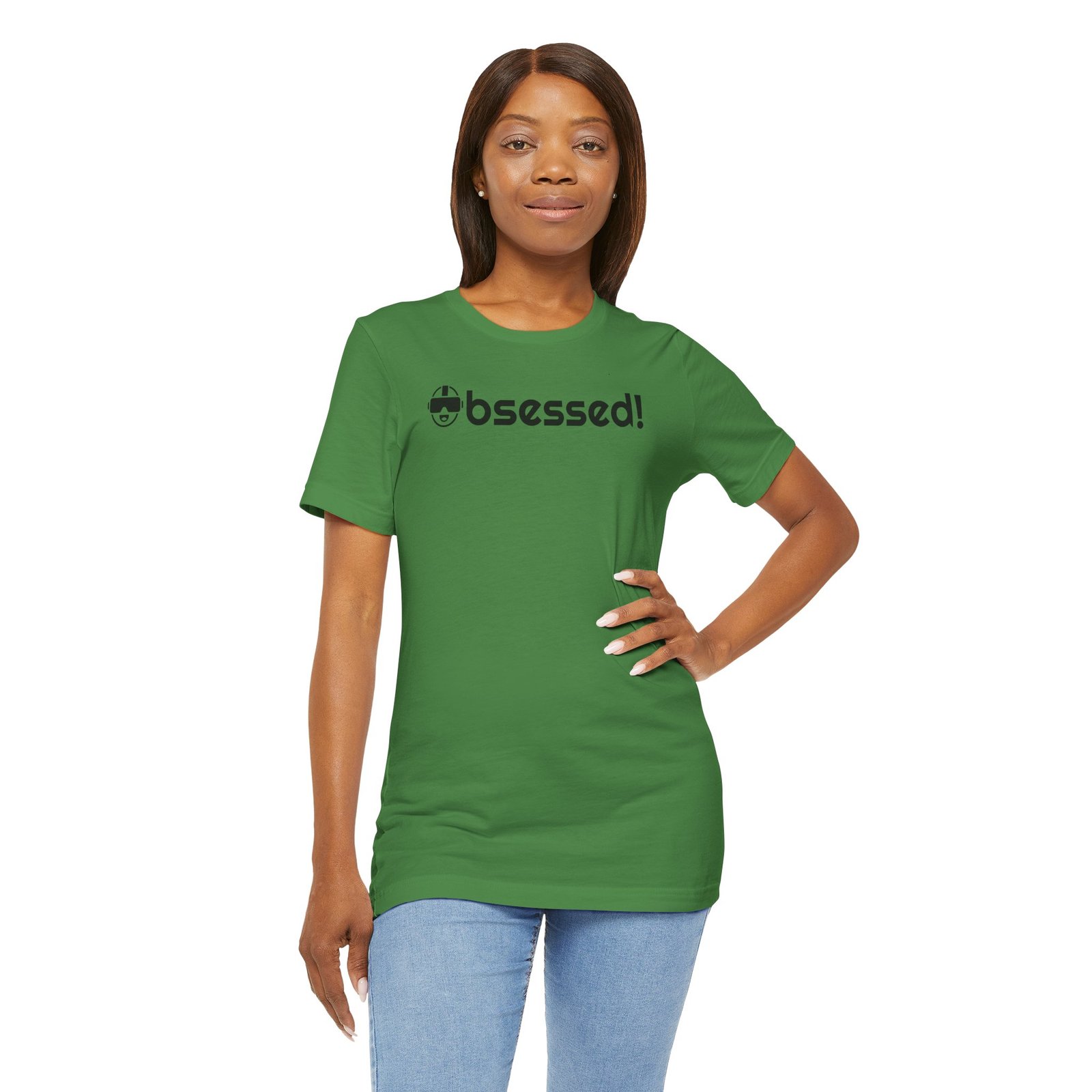 VR Obsessed Unisex Tee – Funny VR Shirt, VR Gamer Gift, Virtual Reality Apparel, Tech Enthusiast Gift, VR Fan Merchandise - Image 2