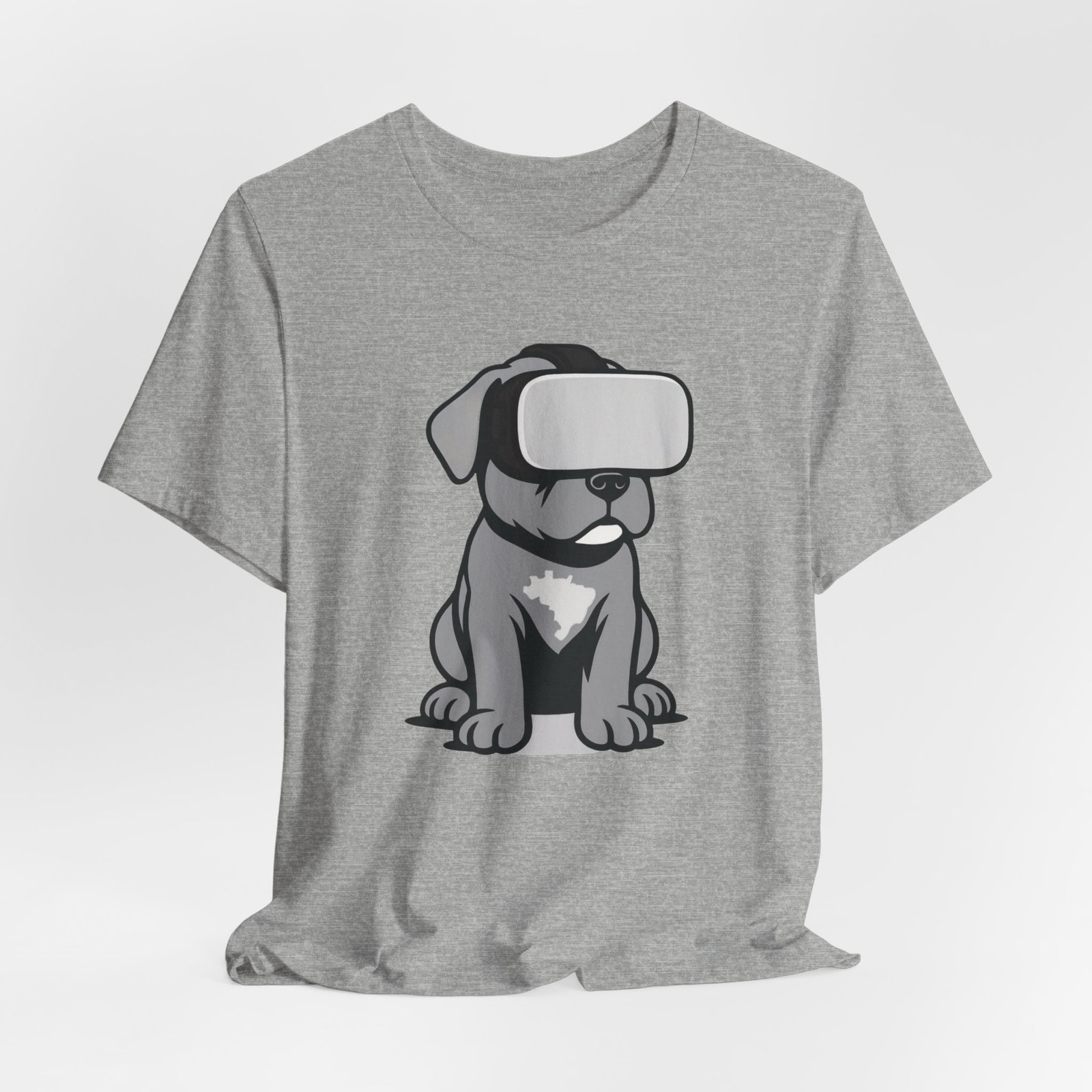 Puppy in VR Unisex Tee - Image 14