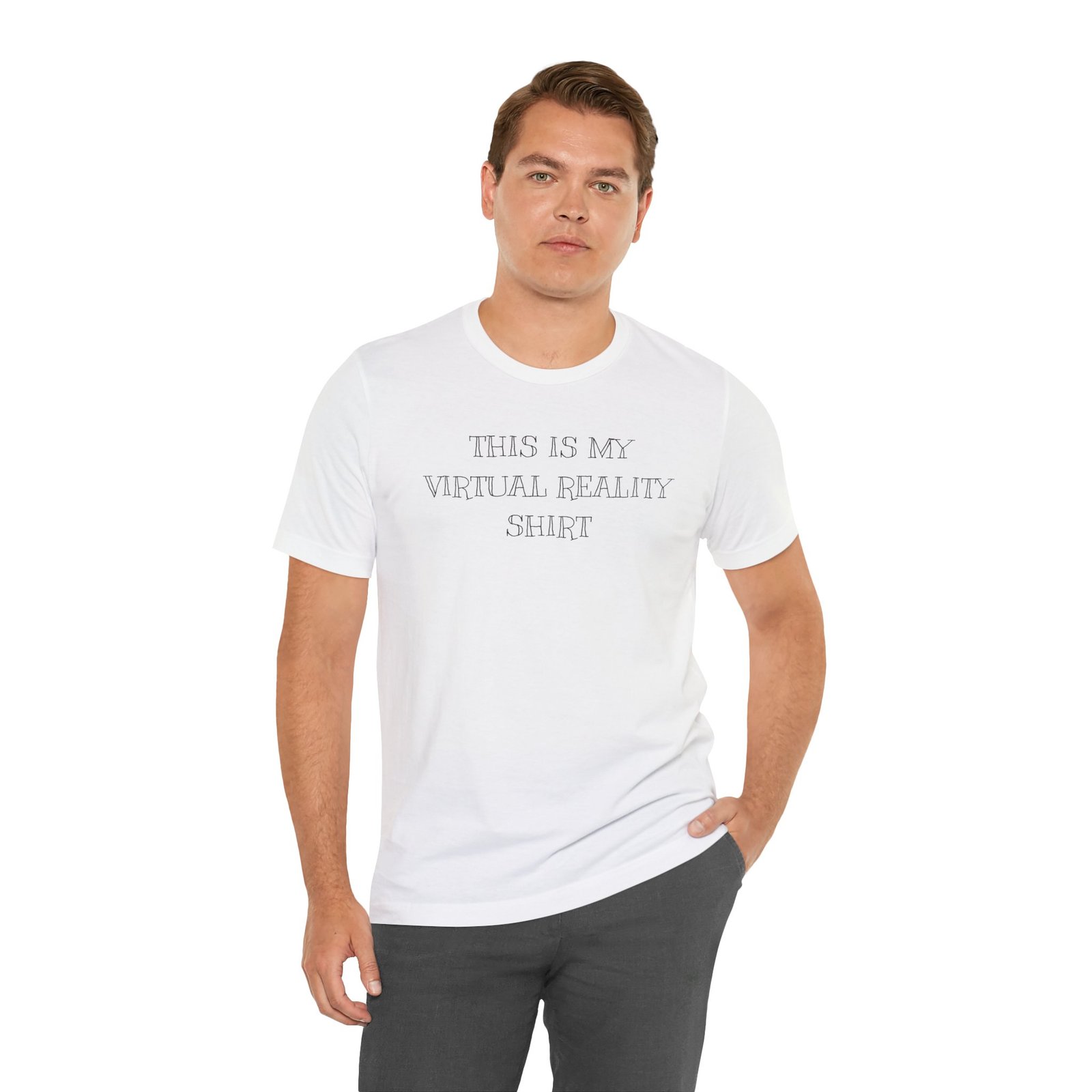 This Is My Virtual Reality Shirt Short Sleeve Tee - Image 8