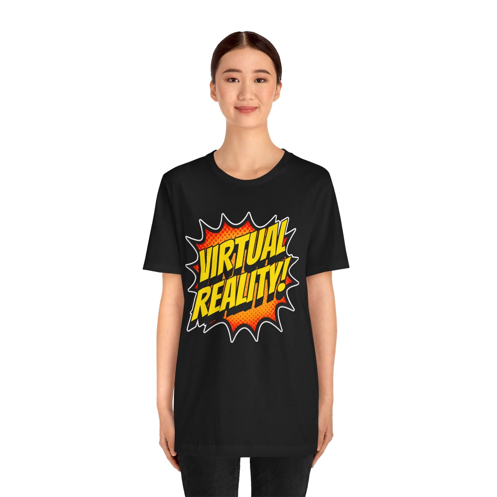 Virtual Reality Comic Burst Unisex Jersey - Image 2