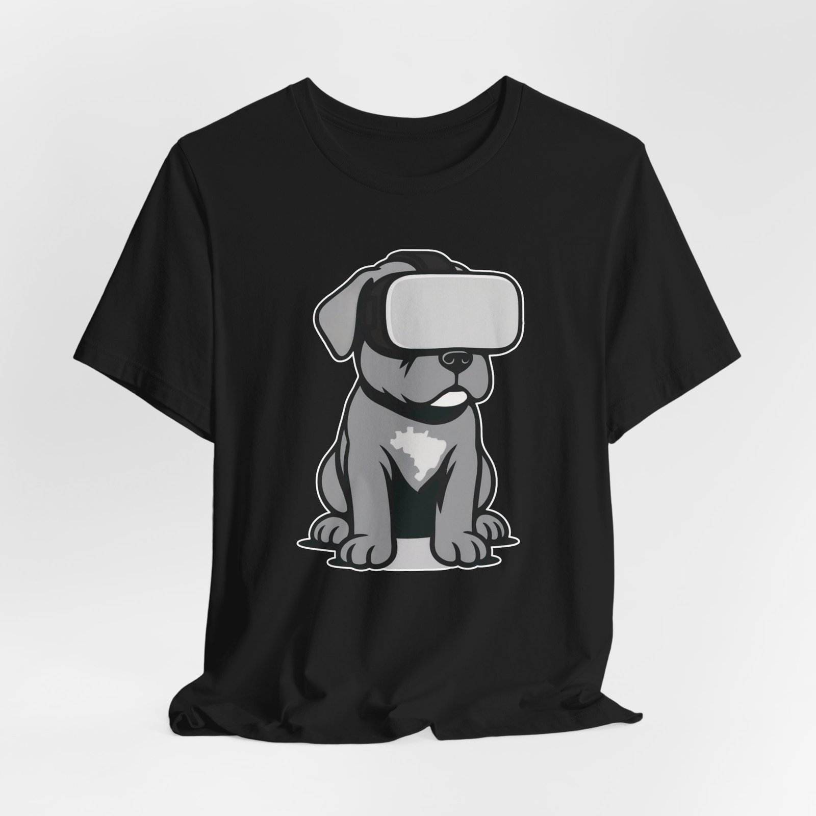 Puppy in VR Unisex Tee - Image 10