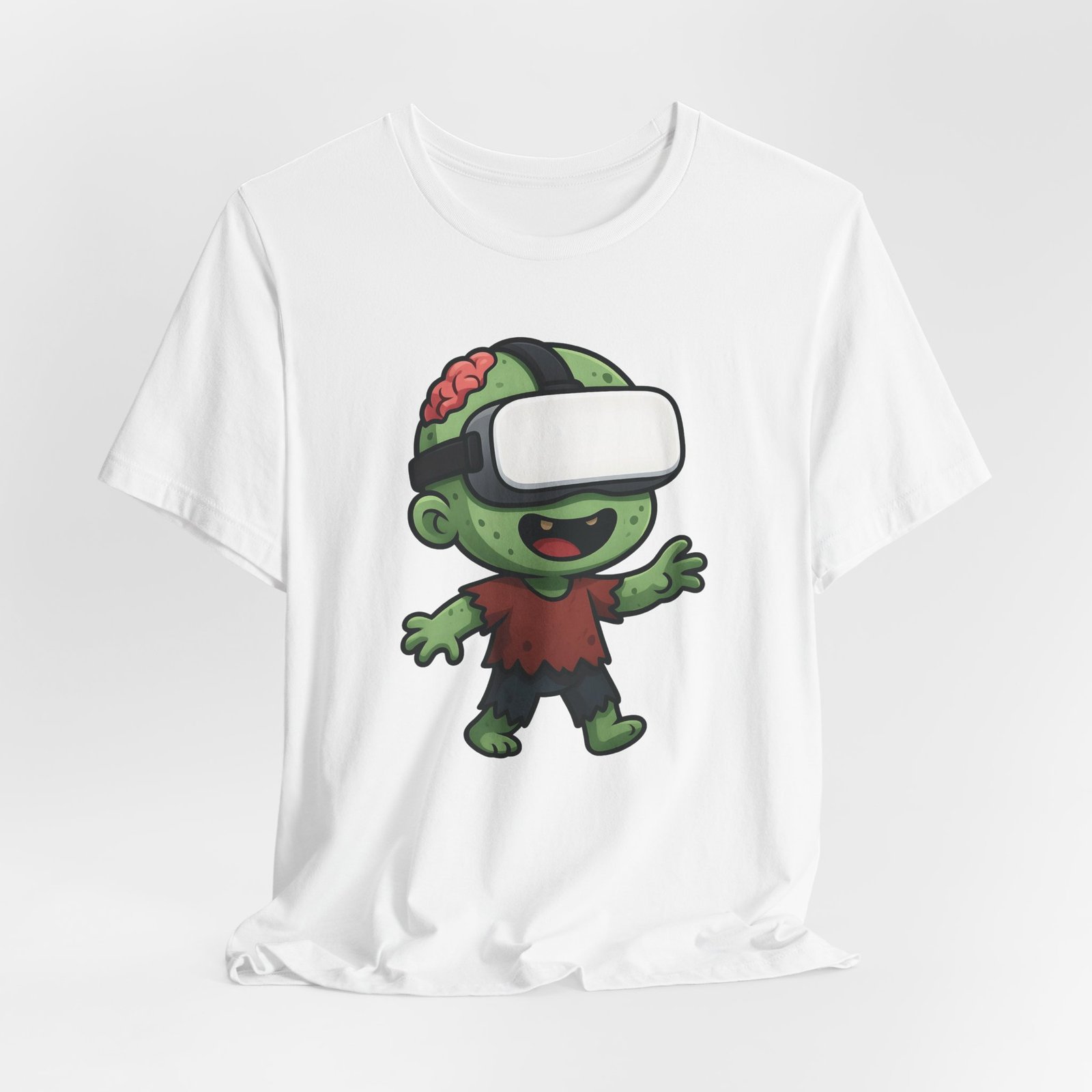 Cute Zombie Playing VR T-Shirt